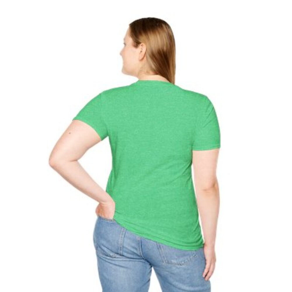 Green Clover Softstyle T-Shirt - Feelin' Poshy - Picture 3 of 3